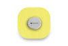 Pastel Yellow Patch for Dexcom G7 diabetes CGMs and insulin pumps