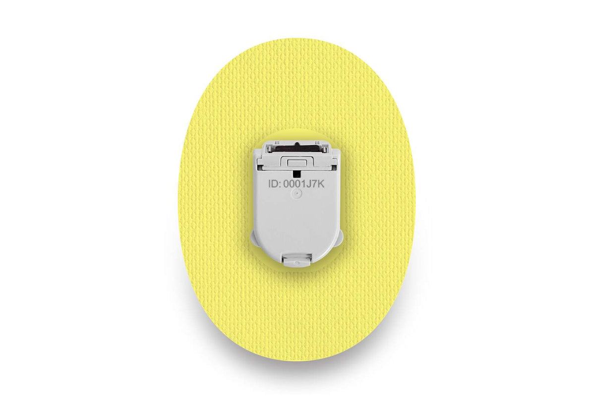 Pastel Yellow Patch - Glucomen Day for Single diabetes CGMs and insulin pumps