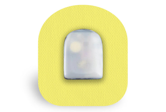 Pastel Yellow Patch - Omnipod for Single diabetes CGMs and insulin pumps