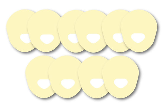 Pastel Yellow Patch Pack for Guardian Enlite diabetes CGMs and insulin pumps