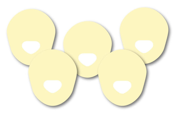 Pastel Yellow Patch Pack for Guardian Enlite diabetes CGMs and insulin pumps