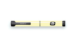 Pastel Yellow Sticker - Novopen for diabetes CGMs and insulin pumps