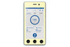 Pastel Yellow Sticker for Omnipod Dash PDM diabetes CGMs and insulin pumps