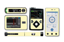  Pastel Yellow Sticker for Novopen diabetes CGMs and insulin pumps