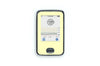 Pastel Yellow Sticker for Dexcom G6 Receiver diabetes CGMs and insulin pumps