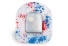 Patriot Paint Splash Patch for Omnipod diabetes CGMs and insulin pumps
