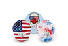 Patriotic Patch Pack for Guardian Enlite diabetes CGMs and insulin pumps