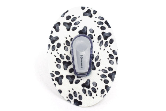 Paw Print Patch - Dexcom G6 for Single diabetes CGMs and insulin pumps