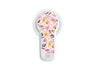 Pink and Yellow Flowers Sticker for MiaoMiao2 diabetes CGMs and insulin pumps