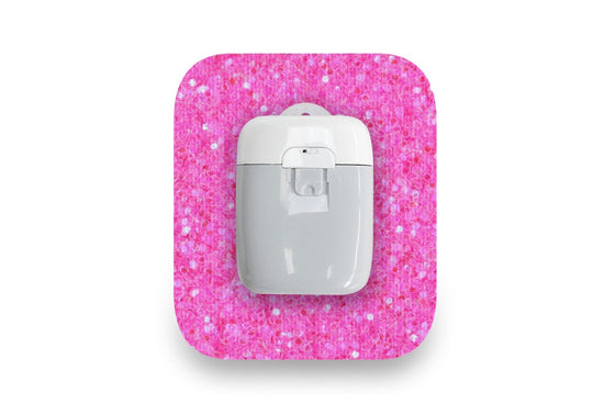 Pink Glitter Patch for Medtrum Pump diabetes supplies and insulin pumps