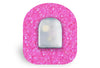 Pink Glitter Patch for Omnipod diabetes supplies and insulin pumps