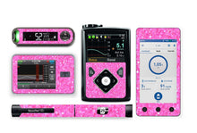 Pink Glitter Sticker for Novopen diabetes supplies and insulin pumps