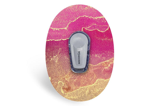 Pink Marble Patch - Dexcom G6 / One for Dexcom G6 / One diabetes supplies and insulin pumps