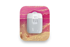 Pink Marble Patch for Medtrum Pump diabetes supplies and insulin pumps
