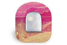  Pink Marble Patch - Omnipod for Omnipod diabetes supplies and insulin pumps