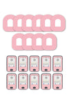 Pink Pastel Patches Matching Set for Omnipod diabetes CGMs and insulin pumps