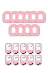 Pink Pastel Patches Matching Set for Omnipod diabetes CGMs and insulin pumps