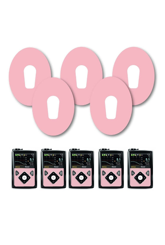 Pink Pastel Patches Matching Set for Dexcom G6 diabetes CGMs and insulin pumps