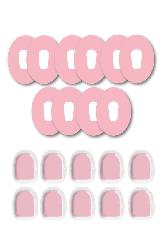 Pink Pastel Patches Matching Set for Dexcom G6 diabetes CGMs and insulin pumps