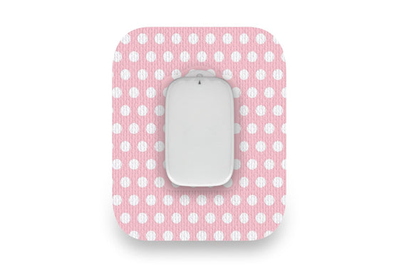 Pink Polka Dot Patch - Medtrum CGM for Single diabetes CGMs and insulin pumps