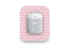 Pink Polka Dot Patch - Medtrum Pump for Single diabetes CGMs and insulin pumps