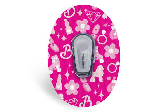 Pink Power Patch - Dexcom G6 / One for Dexcom G6 / One diabetes supplies and insulin pumps