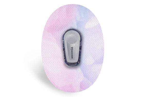 Pink Sky Patch for Dexcom G6 diabetes CGMs and insulin pumps