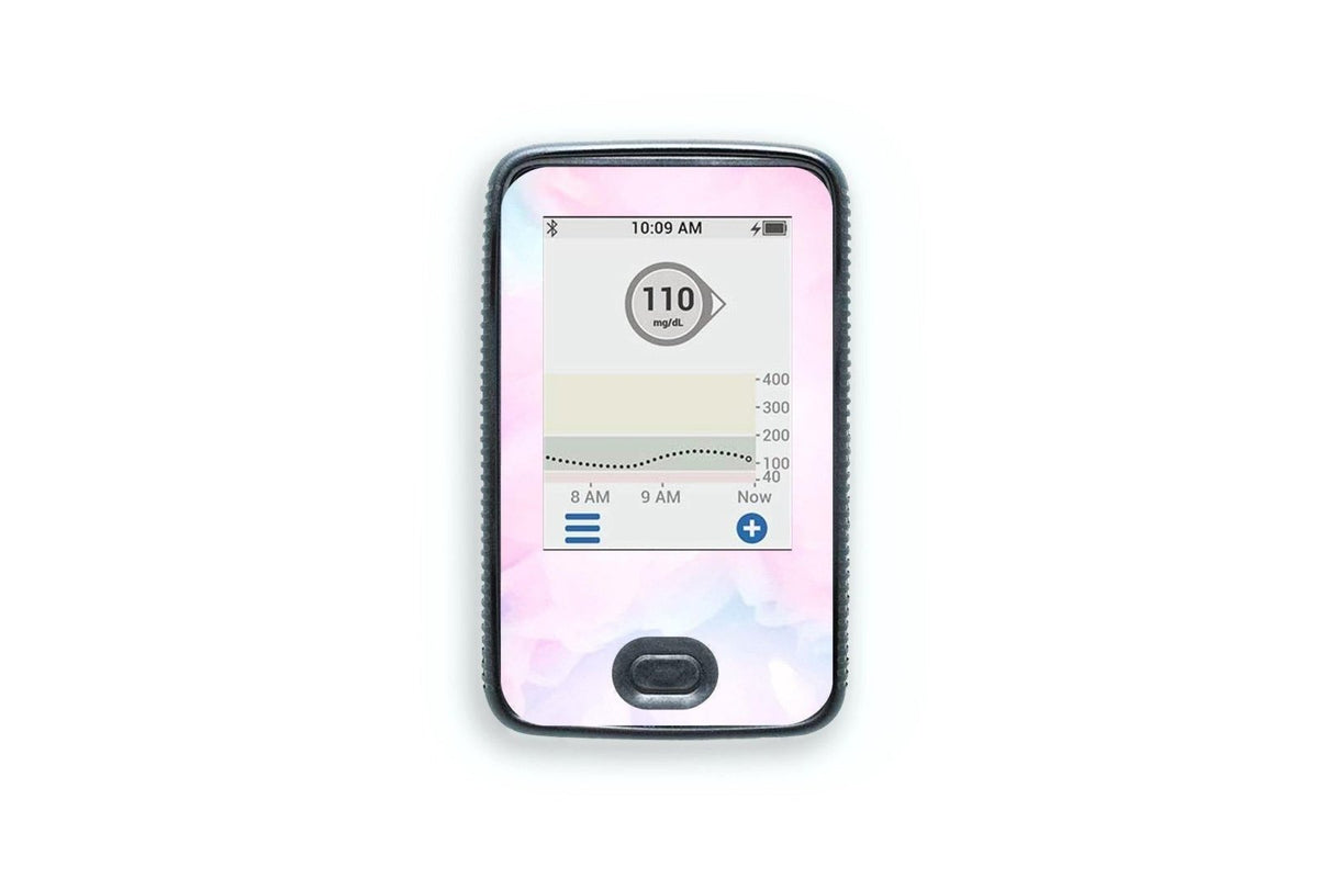 Pink Sky Sticker - Dexcom G6 / One Receiver for diabetes CGMs and insulin pumps