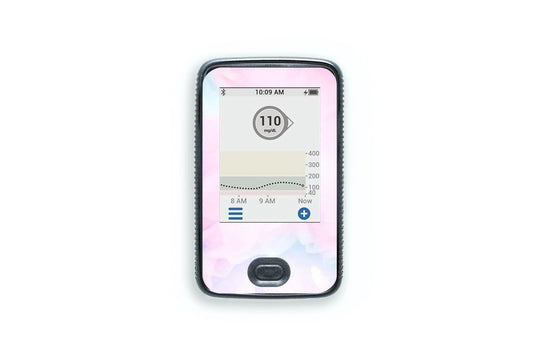 Pink Sky Sticker - Dexcom G6 / One Receiver for diabetes CGMs and insulin pumps