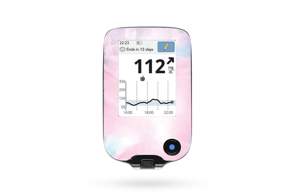 Pink O2 Reader Shop Pink Sky Sticker - Freestyle Libre Reader today - Protect your CGM ...