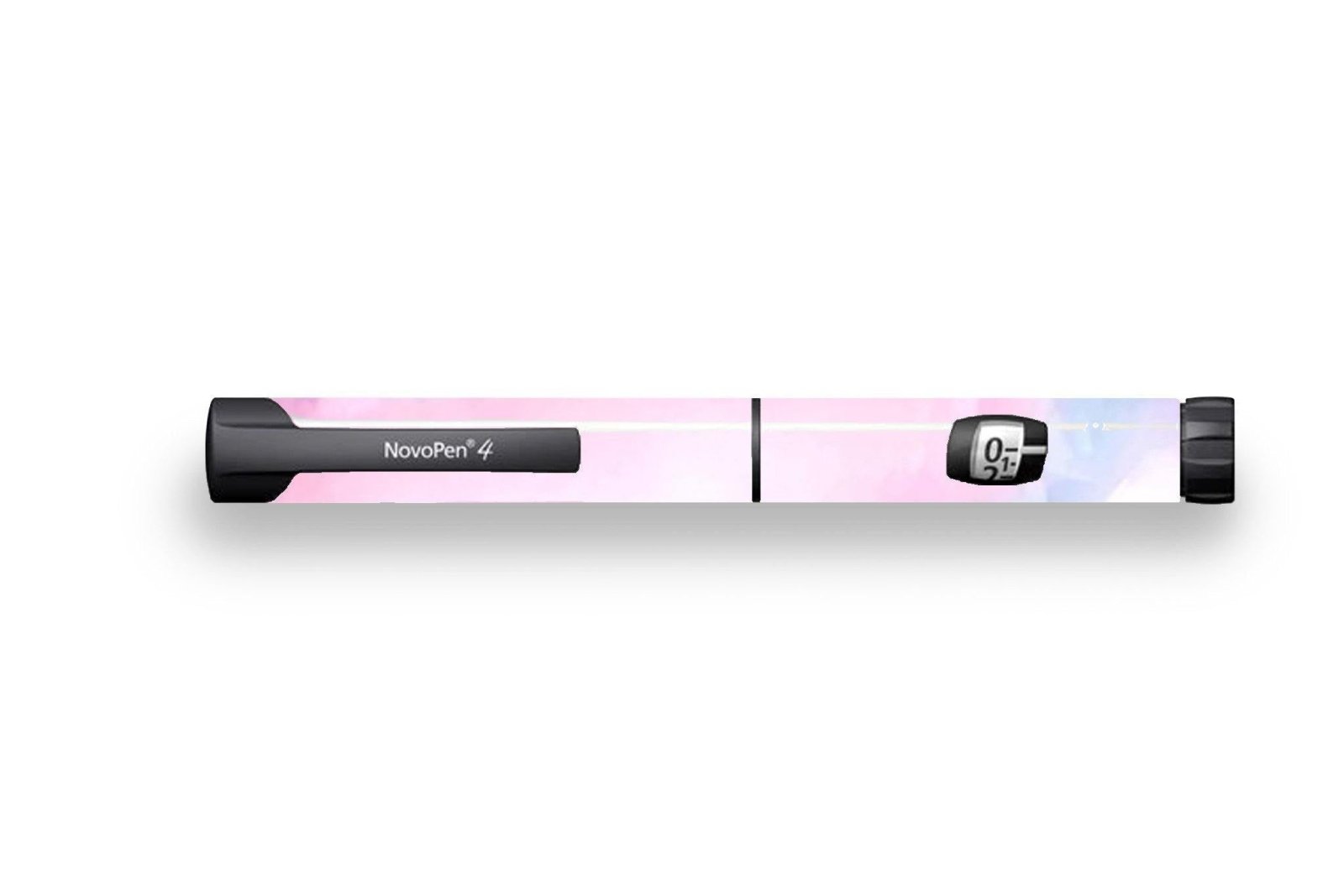 Pink Sky Sticker - Novopen for diabetes CGMs and insulin pumps