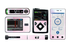 Pink Sky Sticker for Novopen 4, 5, 6, or Echo diabetes CGMs and insulin pumps