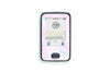 Pink Sky Sticker for Dexcom Receiver diabetes CGMs and insulin pumps