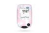 Pink Sky Sticker for Libre Reader diabetes CGMs and insulin pumps