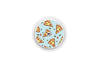 Pizza Sticker for Libre 2 diabetes CGMs and insulin pumps