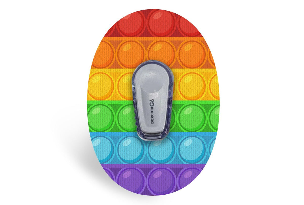 Poppit Patch - Dexcom G6 / One for Dexcom G6 / One diabetes CGMs and insulin pumps