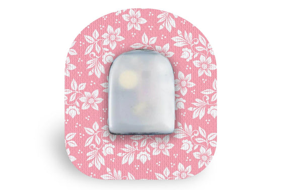 Pretty in Pink Patch for Omnipod diabetes CGMs and insulin pumps
