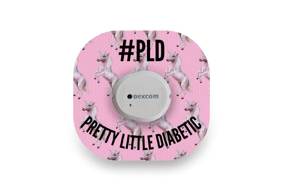 Pretty Little Diabetic Patch for Dexcom G7 diabetes supplies and insulin pumps