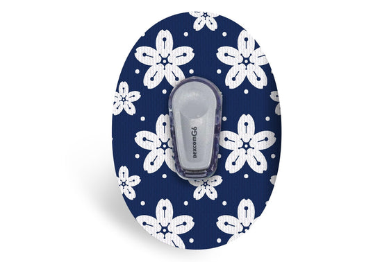 Pretty Little Flowers Patch - Dexcom G6 for Single diabetes CGMs and insulin pumps