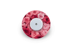 Pretty Pink Rose Patch for Freestyle Libre 2 diabetes CGMs and insulin pumps