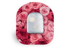 Pretty Pink Rose Patch for Omnipod diabetes CGMs and insulin pumps