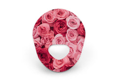 Pretty Pink Rose Patch for Guardian Enlite diabetes CGMs and insulin pumps