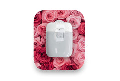 Pretty Pink Rose Patch for Medtrum Pump diabetes CGMs and insulin pumps