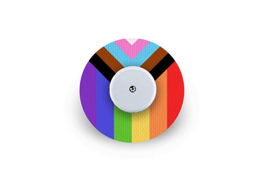 Pride Progression Patch for Freestyle Libre diabetes CGMs and insulin pumps