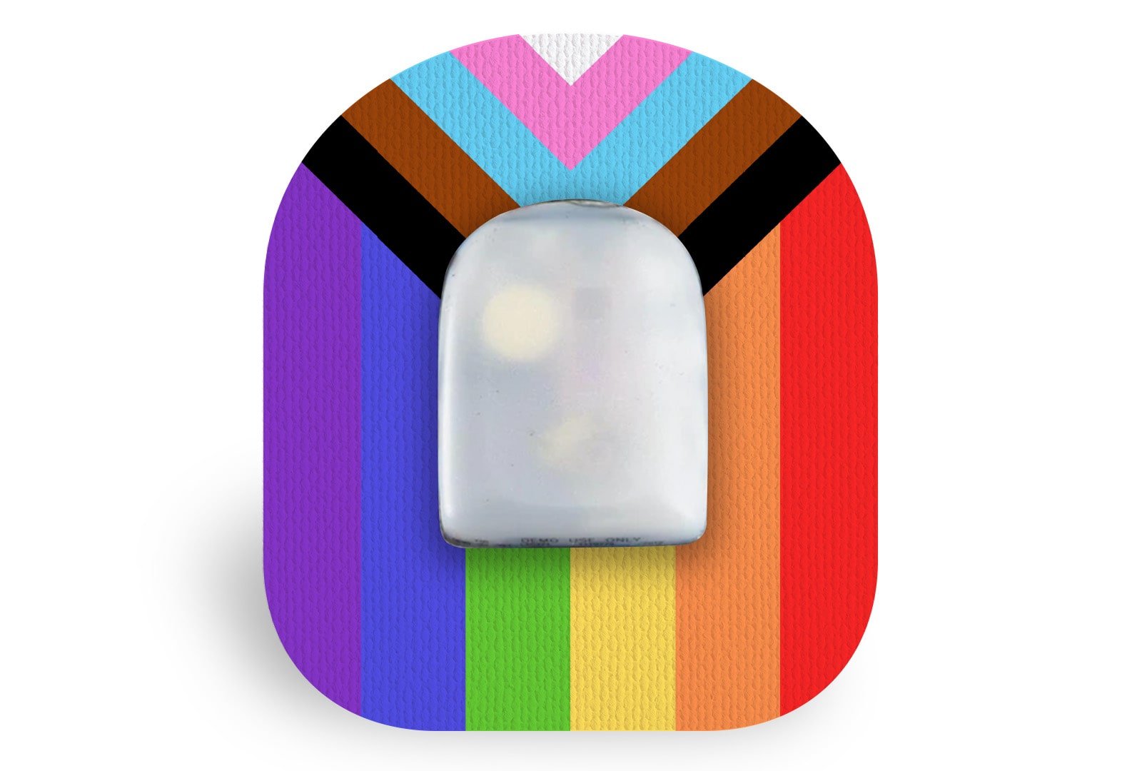 Pride Progression Patch - Omnipod for Single diabetes CGMs and insulin pumps