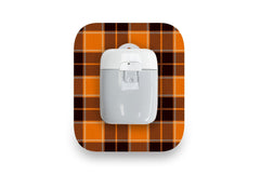 Pumpkin Plaid Patch for Medtrum Pump diabetes supplies and insulin pumps