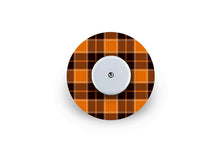  Pumpkin Plaid Patch - Freestyle Libre for Single diabetes supplies and insulin pumps