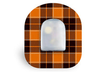  Pumpkin Plaid Patch - Omnipod for Single diabetes supplies and insulin pumps