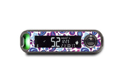 Purple Drops Sticker - Contour Next One for diabetes supplies and insulin pumps