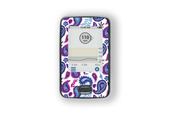 Purple Drops Sticker for Novopen diabetes supplies and insulin pumps
